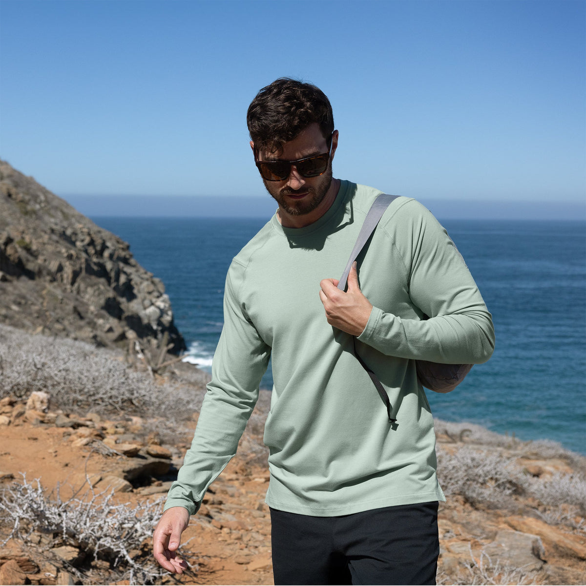 Men's UPF 20+ Bamboo Sun Shirt