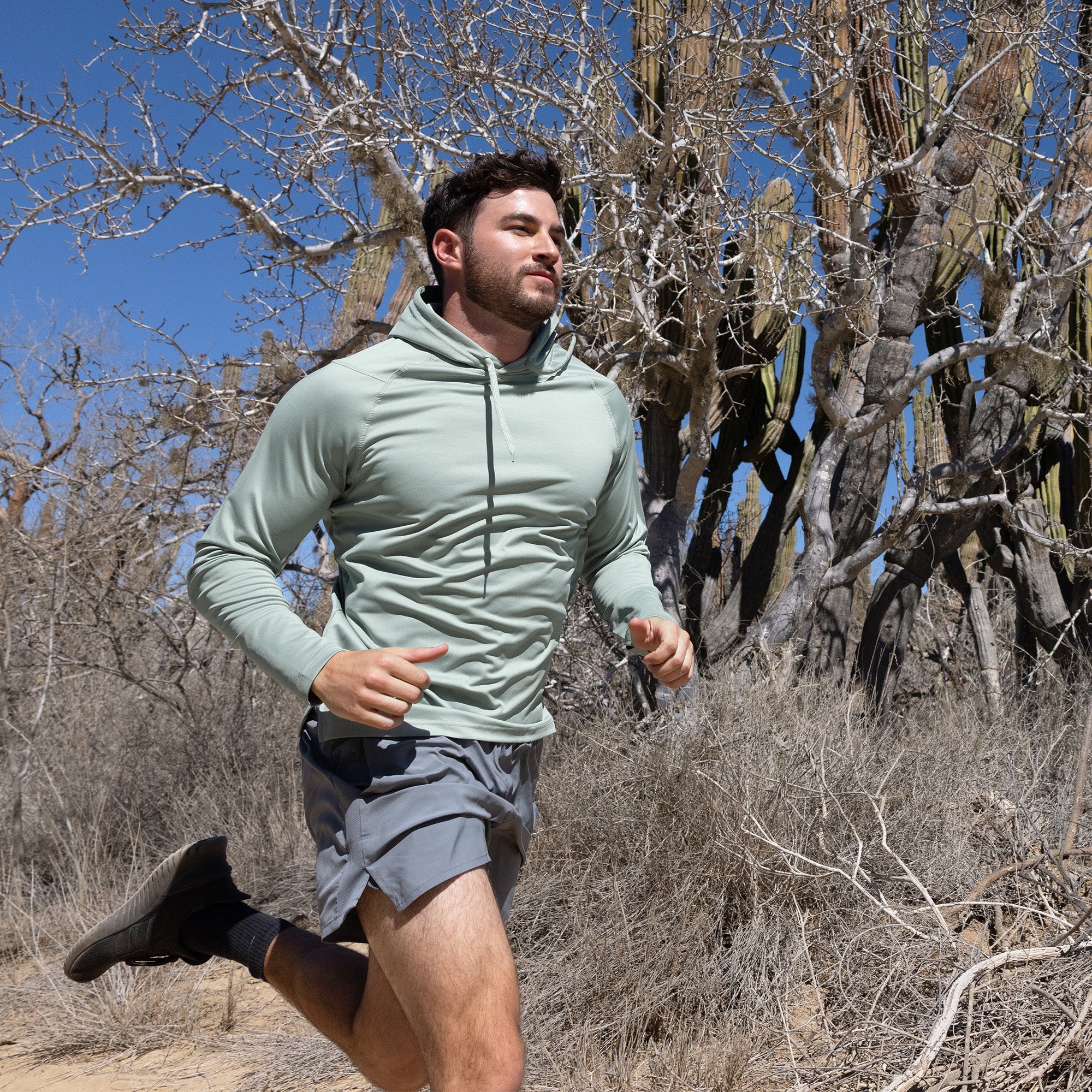 Men’s UPF 50+ Hooded Sun Shirt