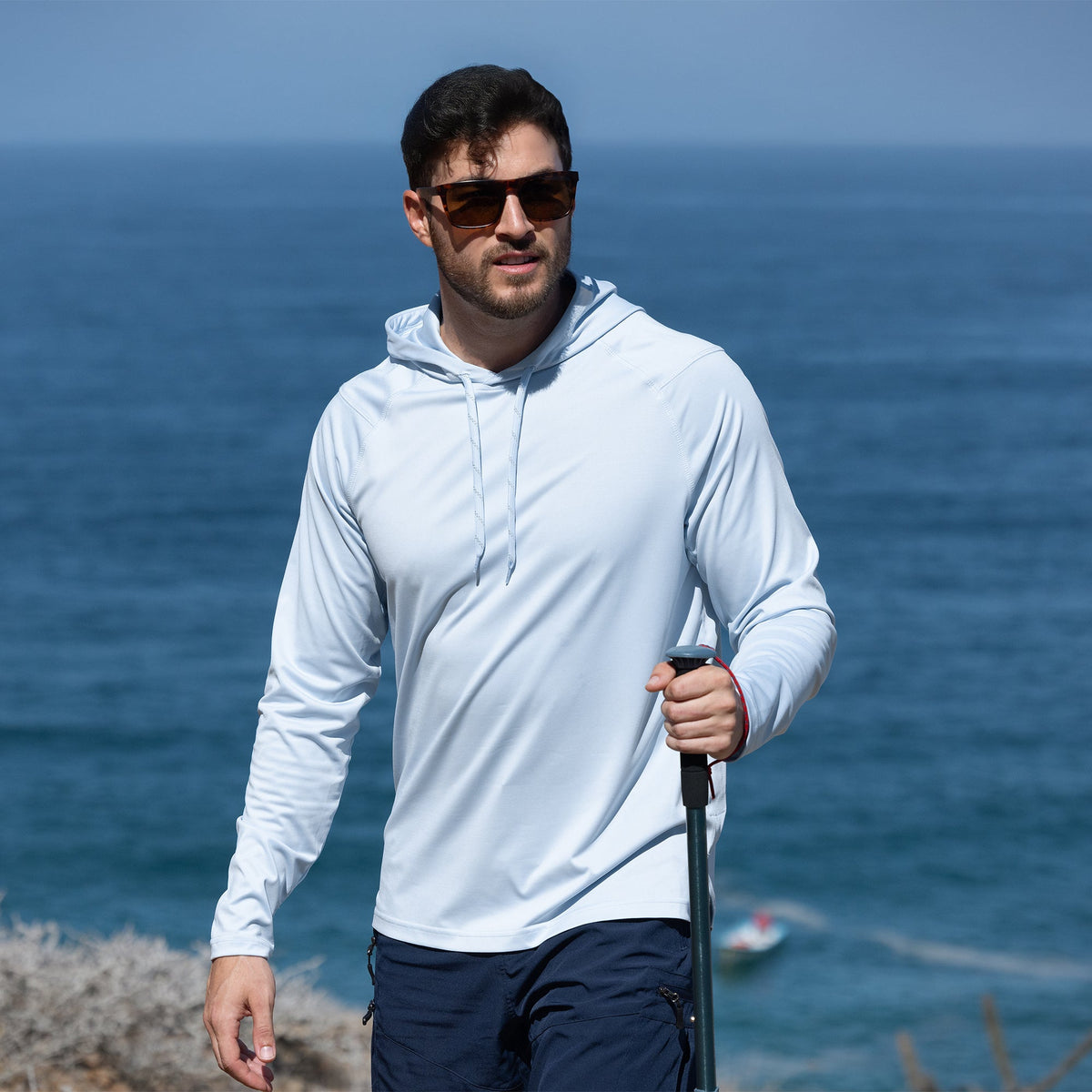 Men’s UPF 50+ Hooded Sun Shirt